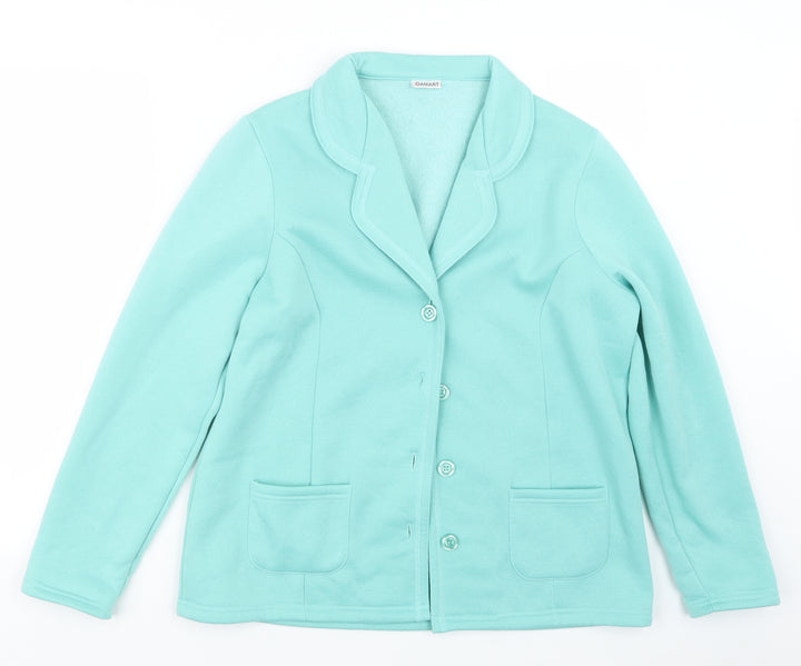 Damart Womens Green Jacket Size 14