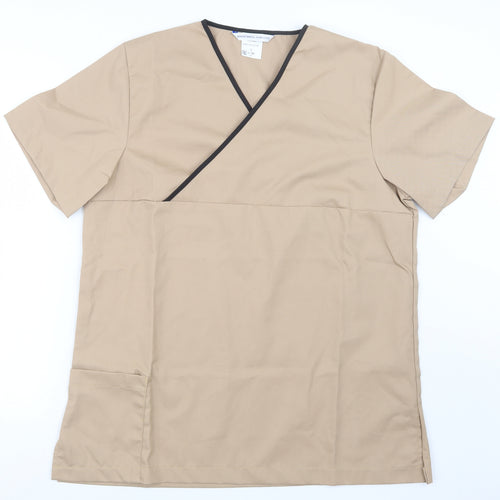 Wearwell Womens Beige   Tunic T-Shirt Size L  - Work