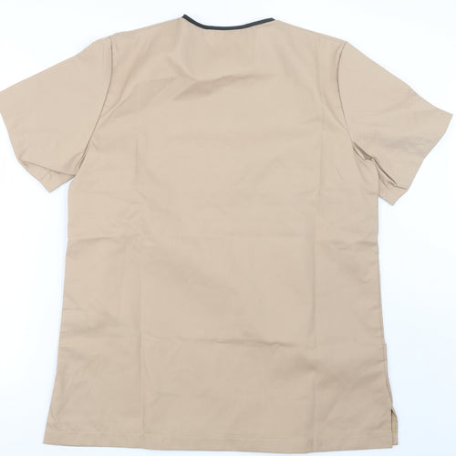 Wearwell Womens Beige   Tunic T-Shirt Size L  - Work