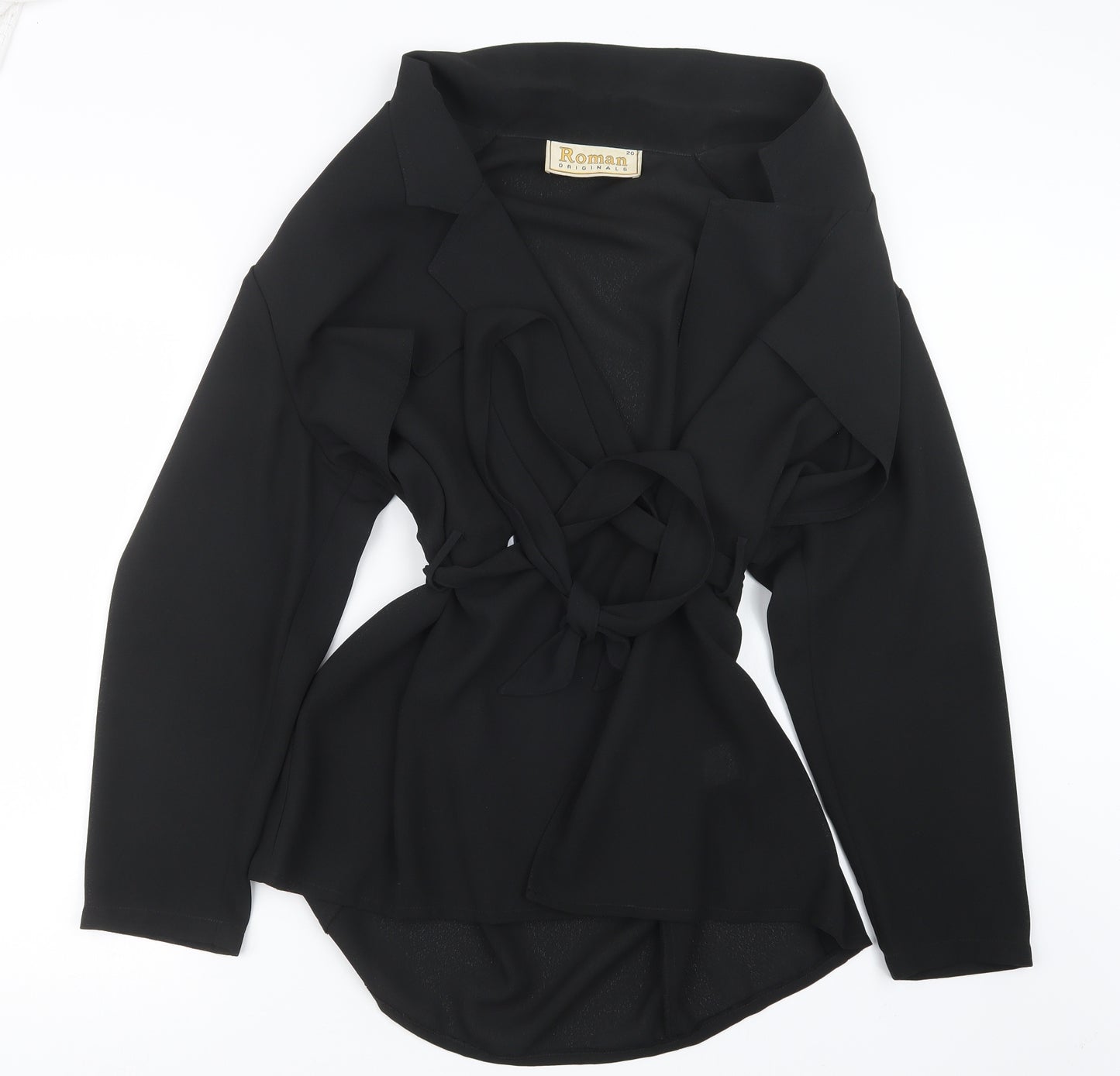 Roman Womens Black   Basic Blouse Size 20