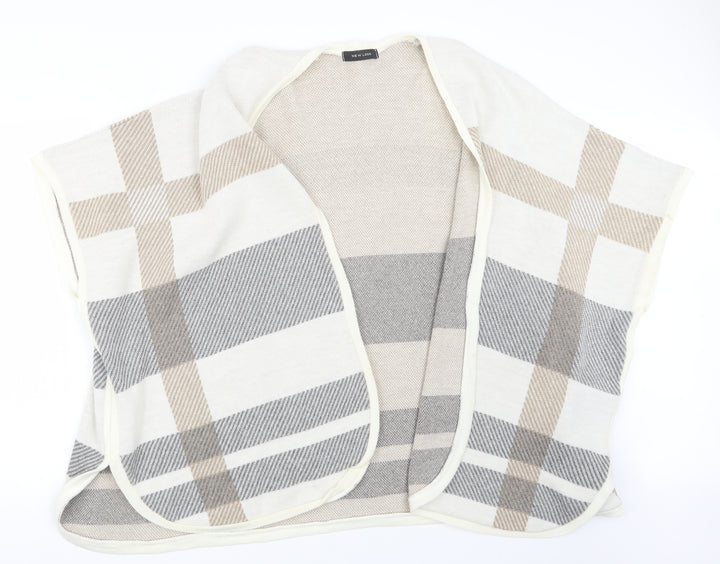 New Look Womens Beige  Knit Cape Jumper One Size
