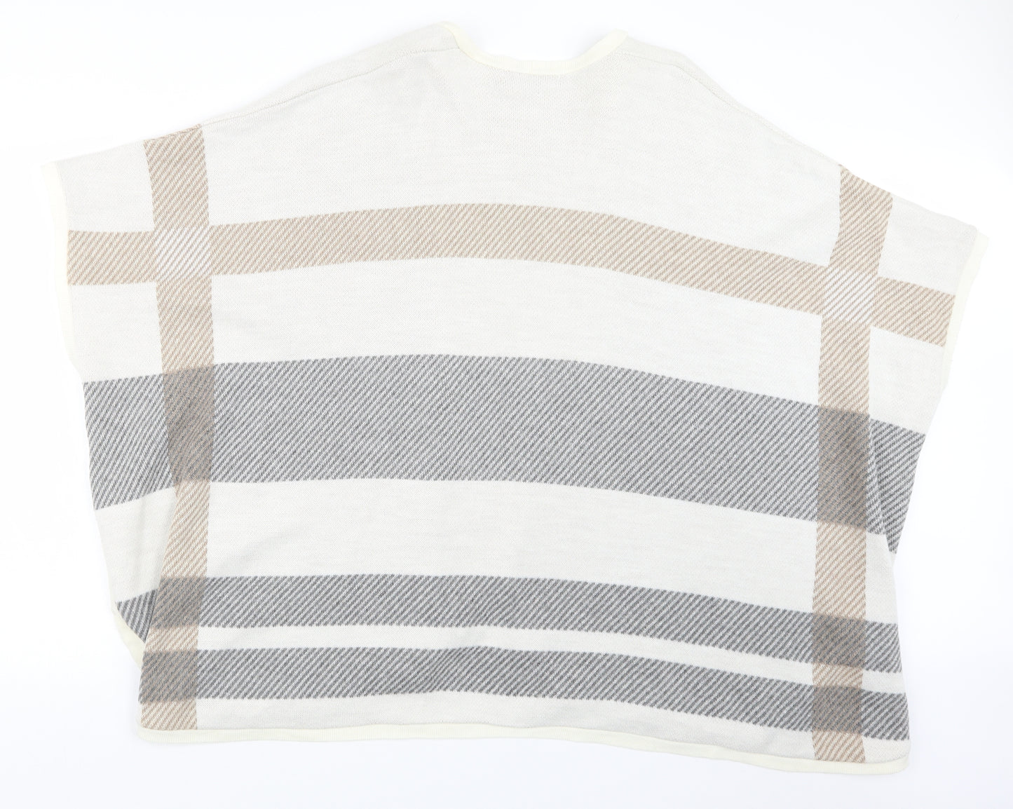 New Look Womens Beige  Knit Cape Jumper One Size