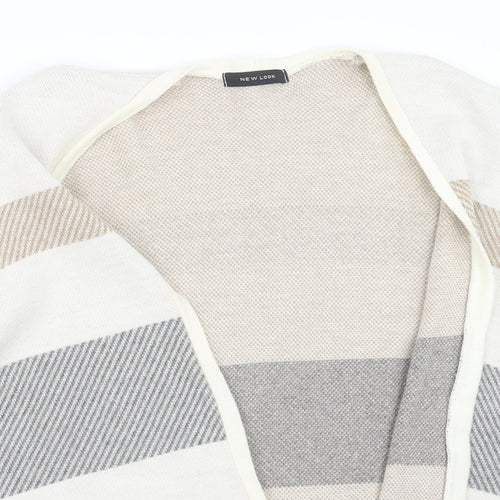 New Look Womens Beige  Knit Cape Jumper One Size