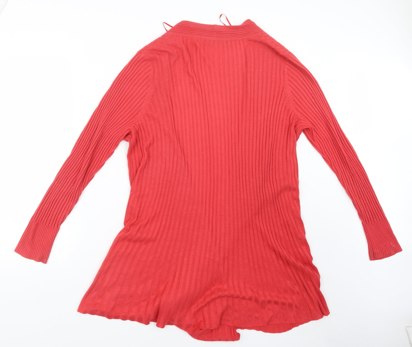 David Emanuel Womens Red   Cardigan Jumper Size L