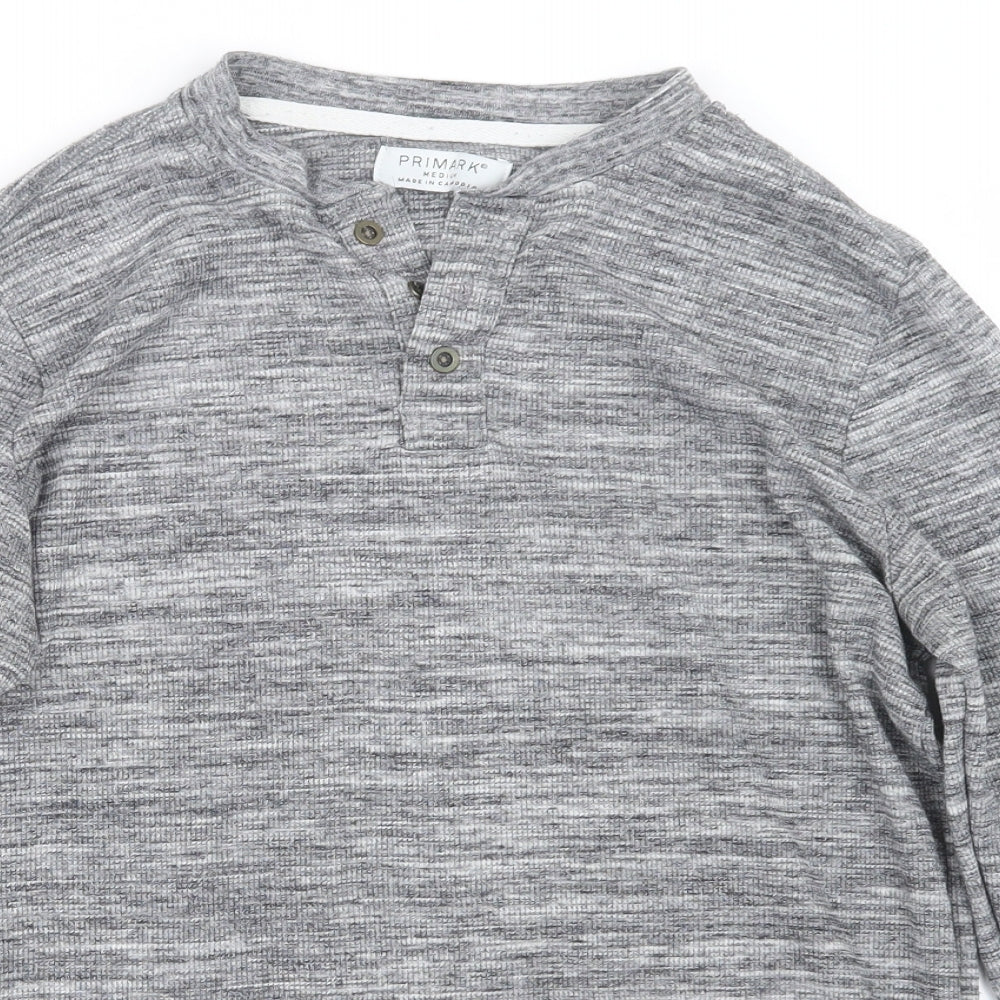 Primark Mens Grey    T-Shirt Size M