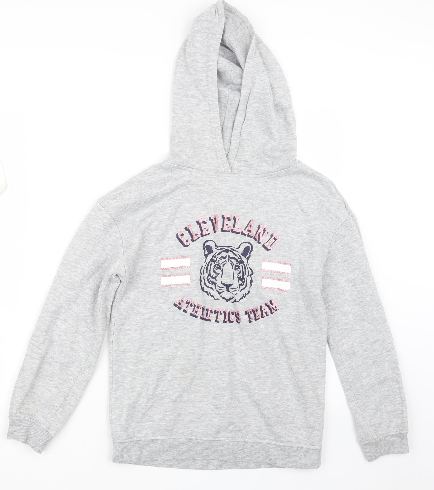 Primark Girls Grey   Pullover Hoodie Size 11-12 Years