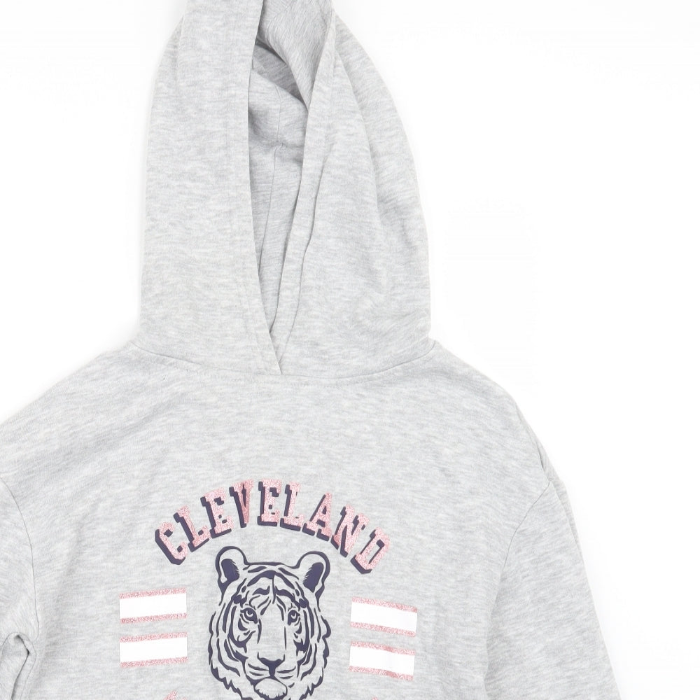 Primark Girls Grey   Pullover Hoodie Size 11-12 Years