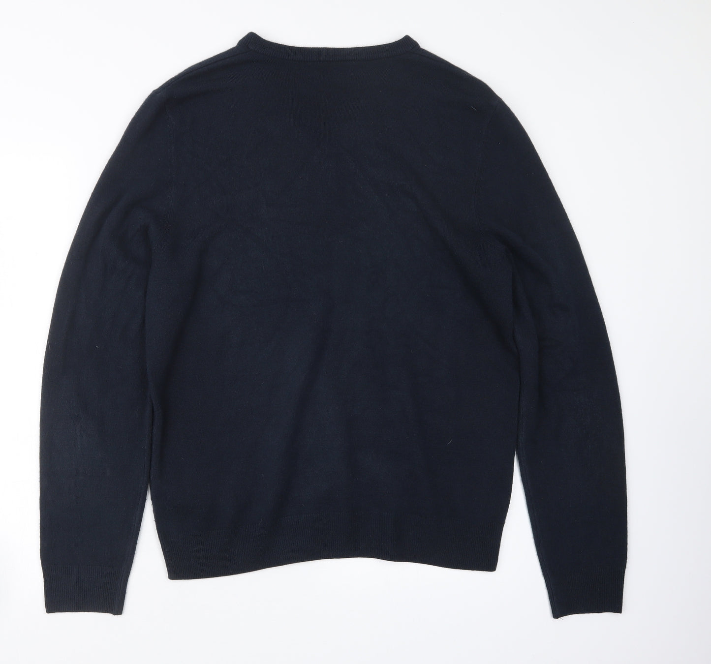Marks and Spencer Mens Blue  Knit Pullover Jumper Size L