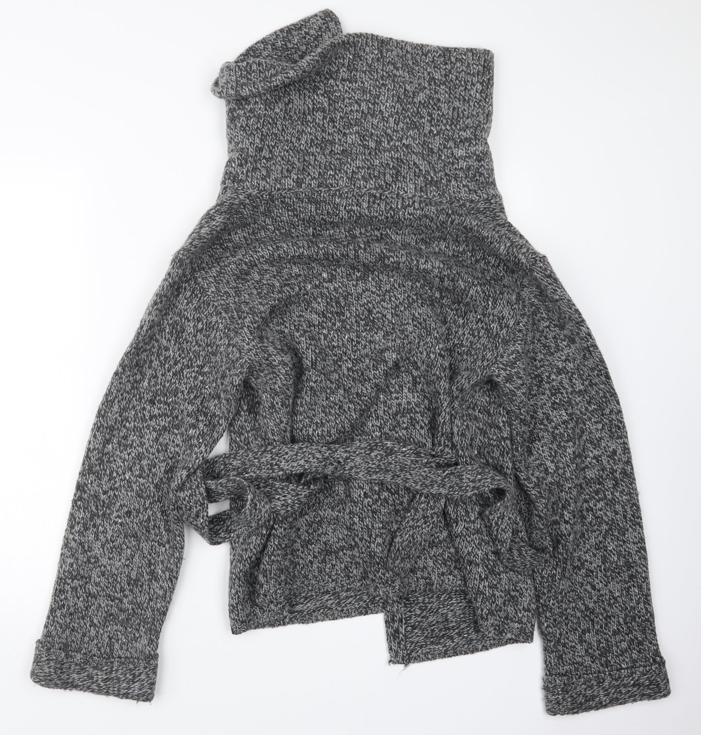 TU Womens Grey  Knit Cardigan Jumper Size 12