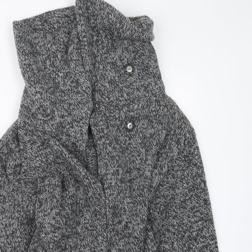 TU Womens Grey  Knit Cardigan Jumper Size 12