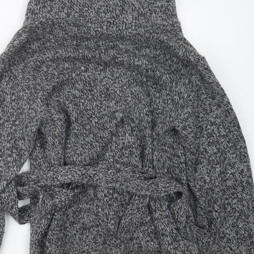 TU Womens Grey  Knit Cardigan Jumper Size 12