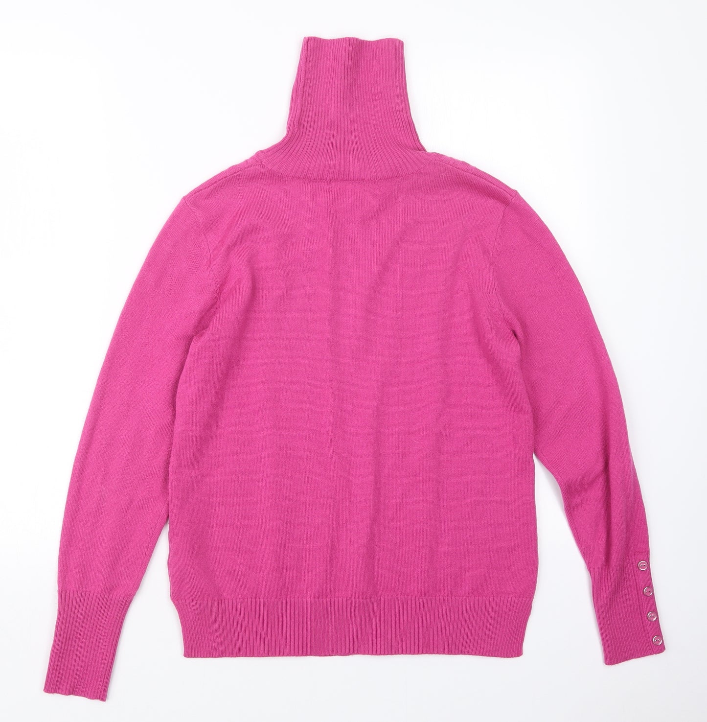 M&Co Womens Pink  Knit Pullover Jumper Size 10