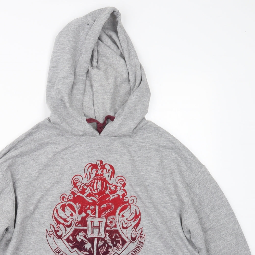 Primark Womens Grey   Pullover Hoodie Size 10  - Harry Potter