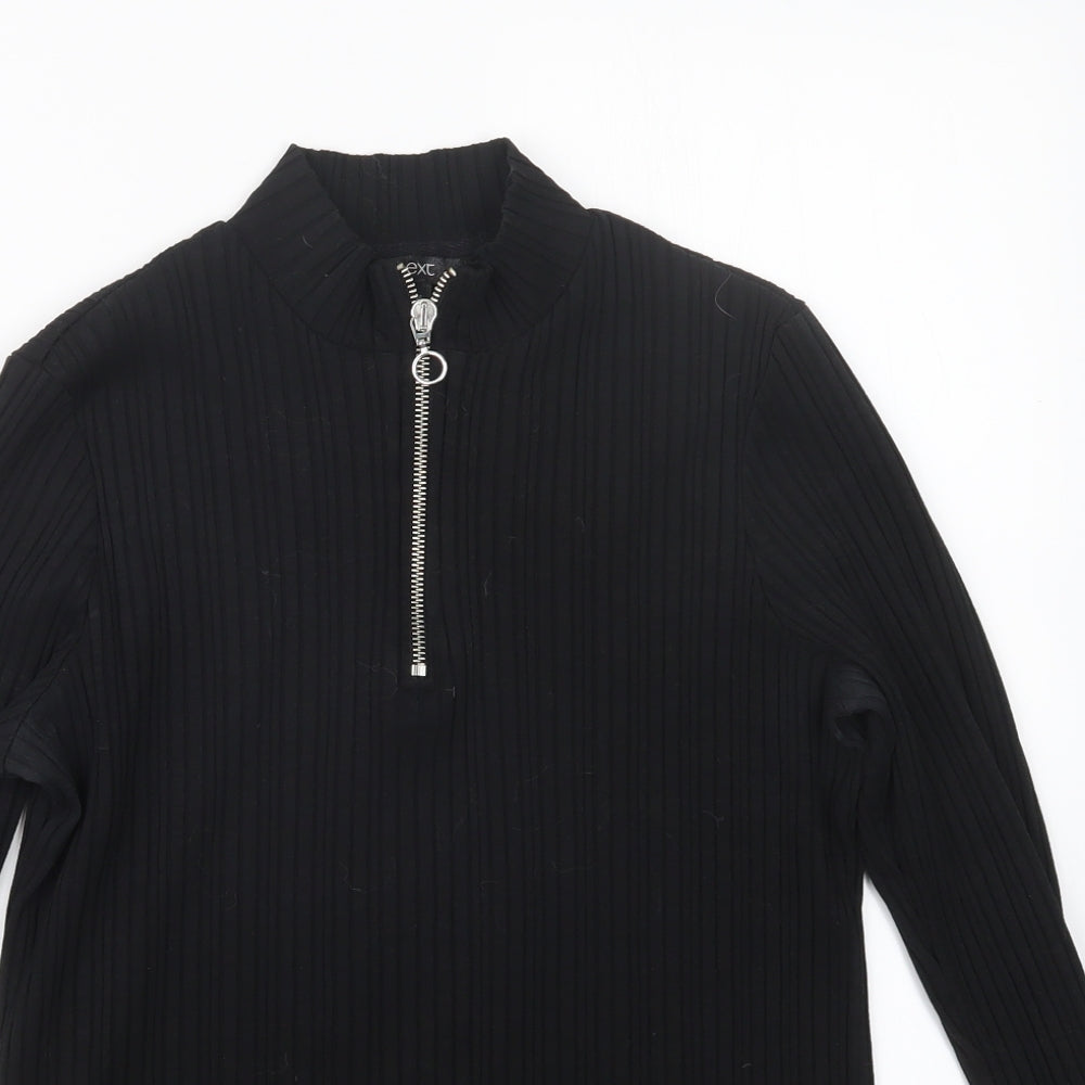 NEXT Womens Black   Pullover Sweatshirt Size 16