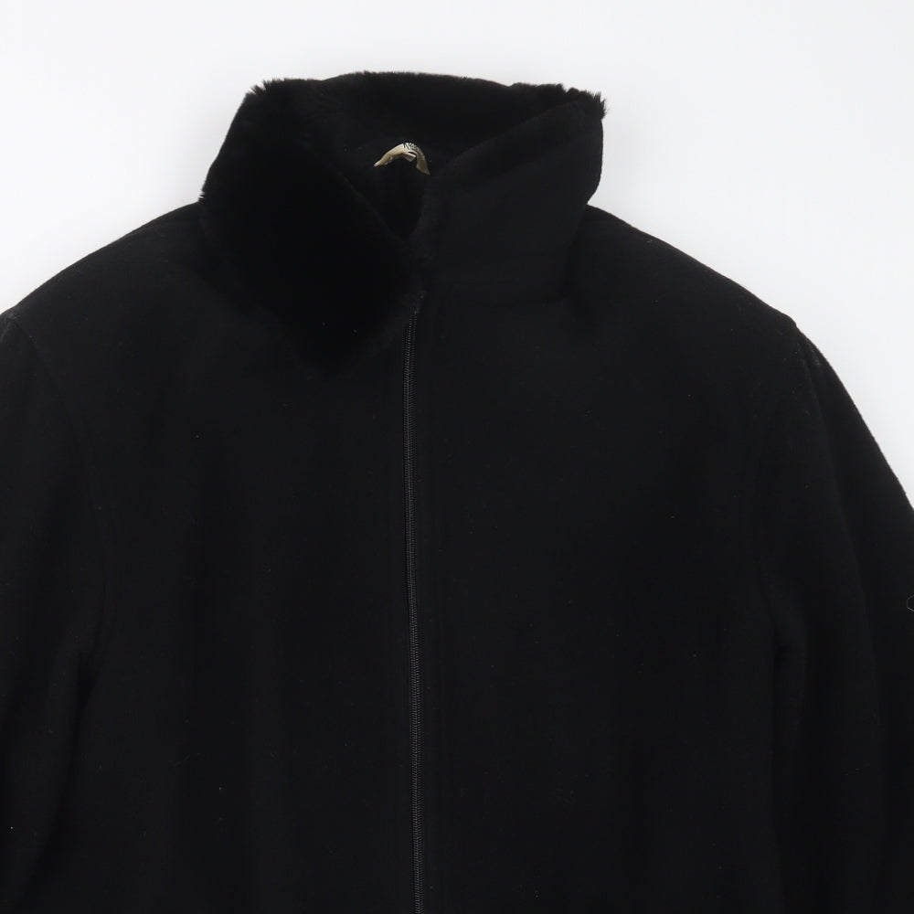 Klass Womens Black   Pea Coat Coat Size 10