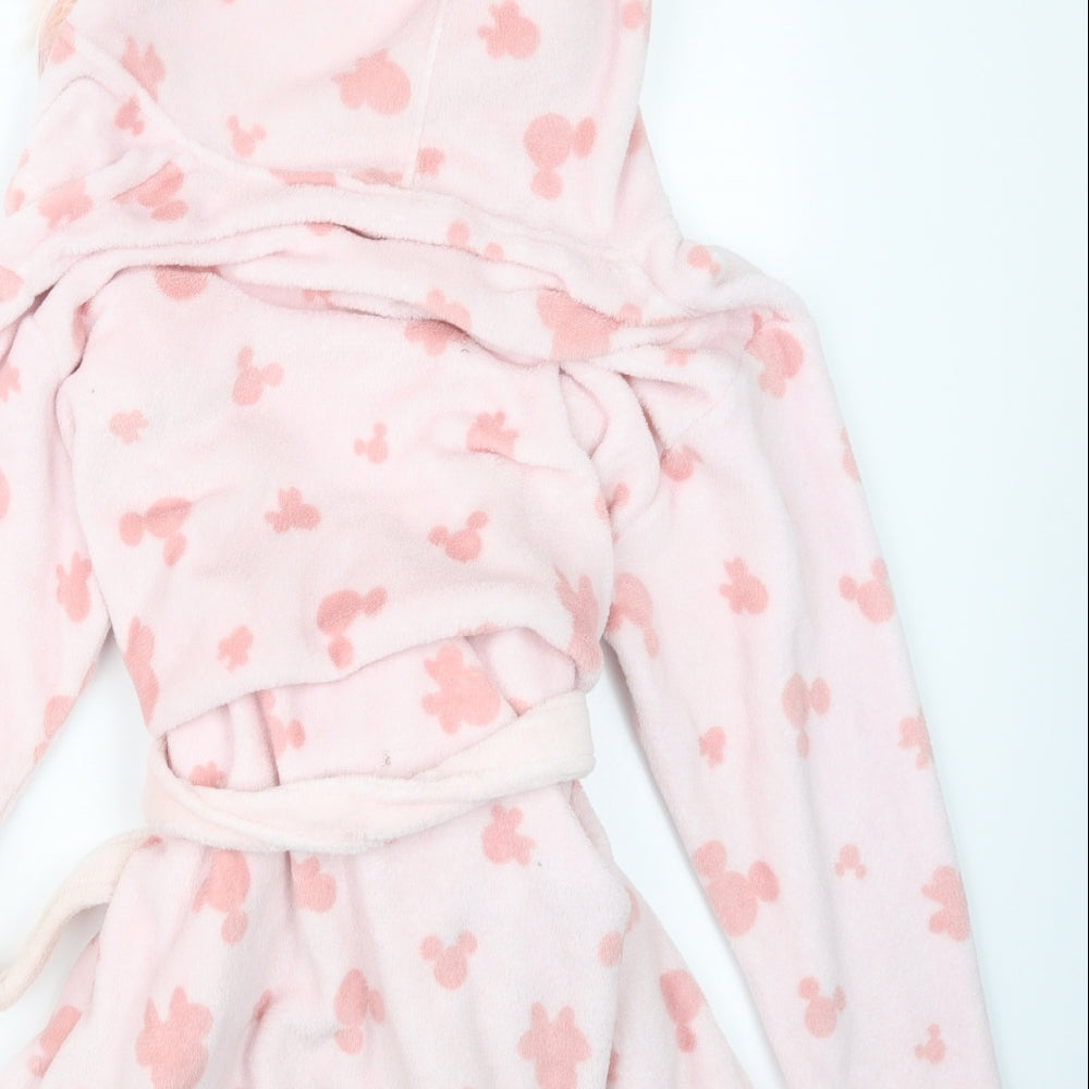 George Womens Pink Geometric  Top Robe Size M