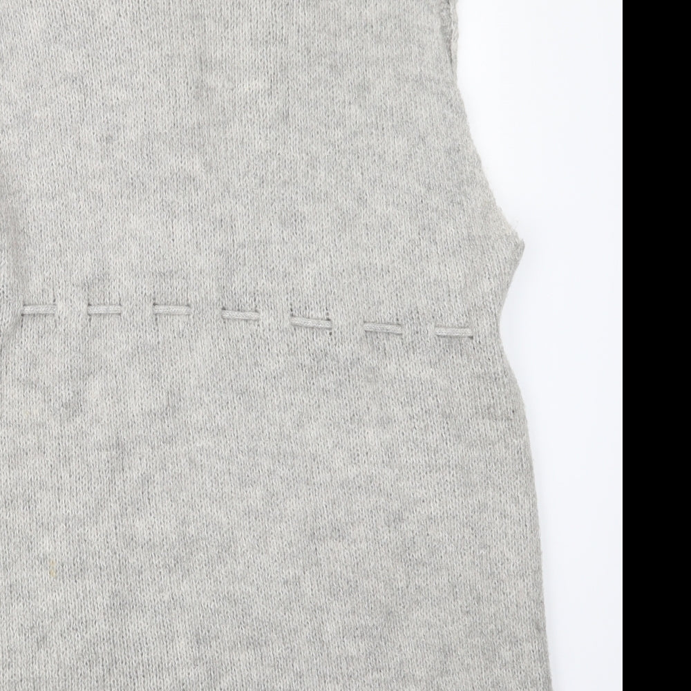 Soon Womens Grey  Knit Cardigan Jumper Size 22