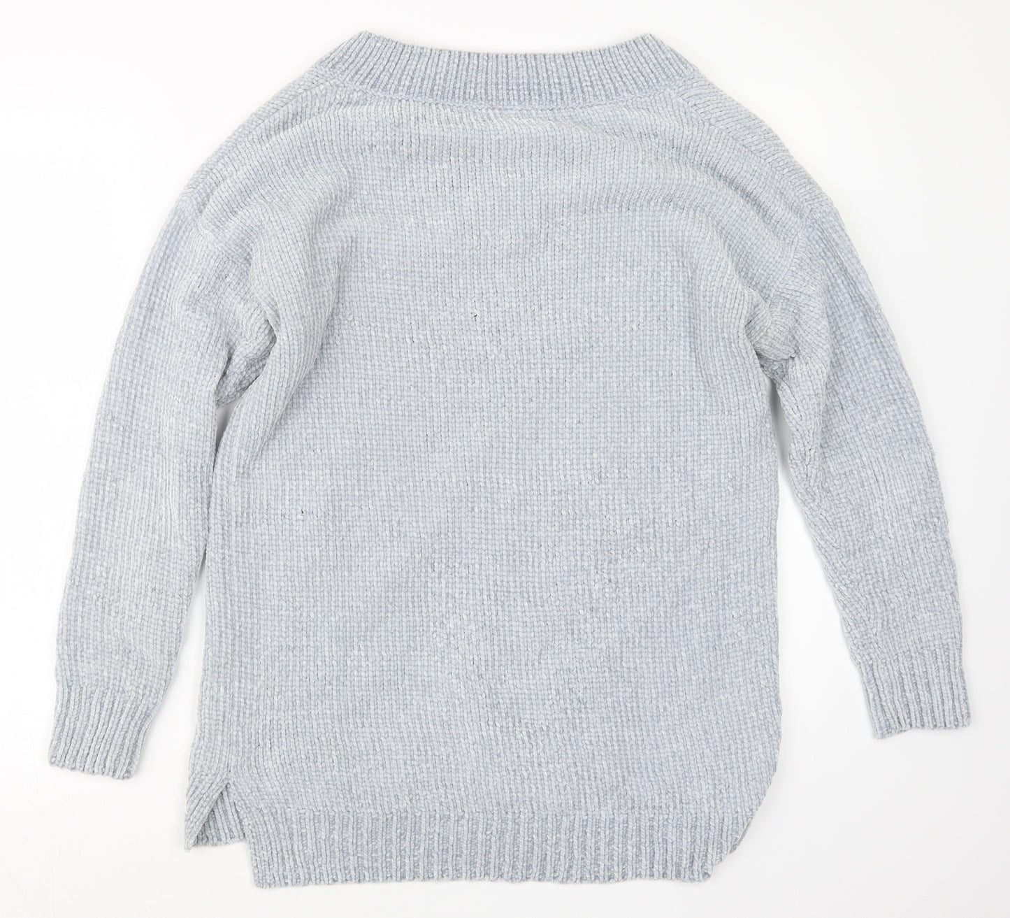 Studio Womens Blue  Knit Pullover Jumper Size 12