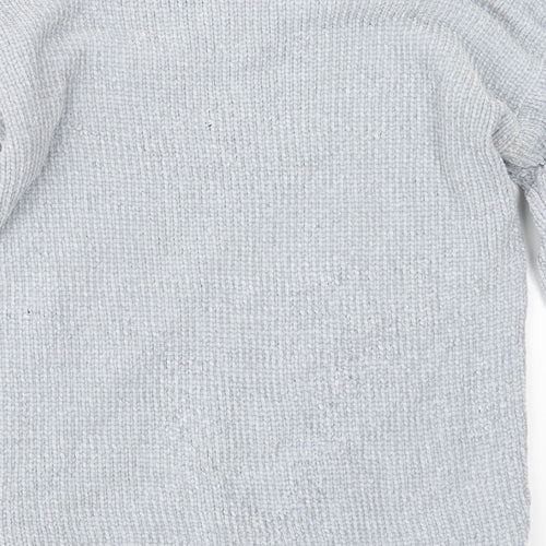 Studio Womens Blue  Knit Pullover Jumper Size 12