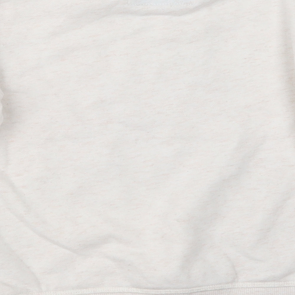 Primark Girls White   Pullover Jumper Size 7-8 Years