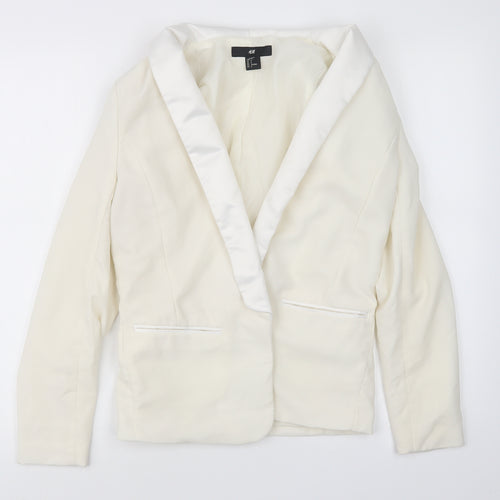 H&M Womens Ivory   Jacket  Size 10