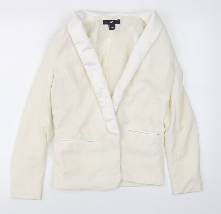 H&M Womens Ivory   Jacket  Size 10