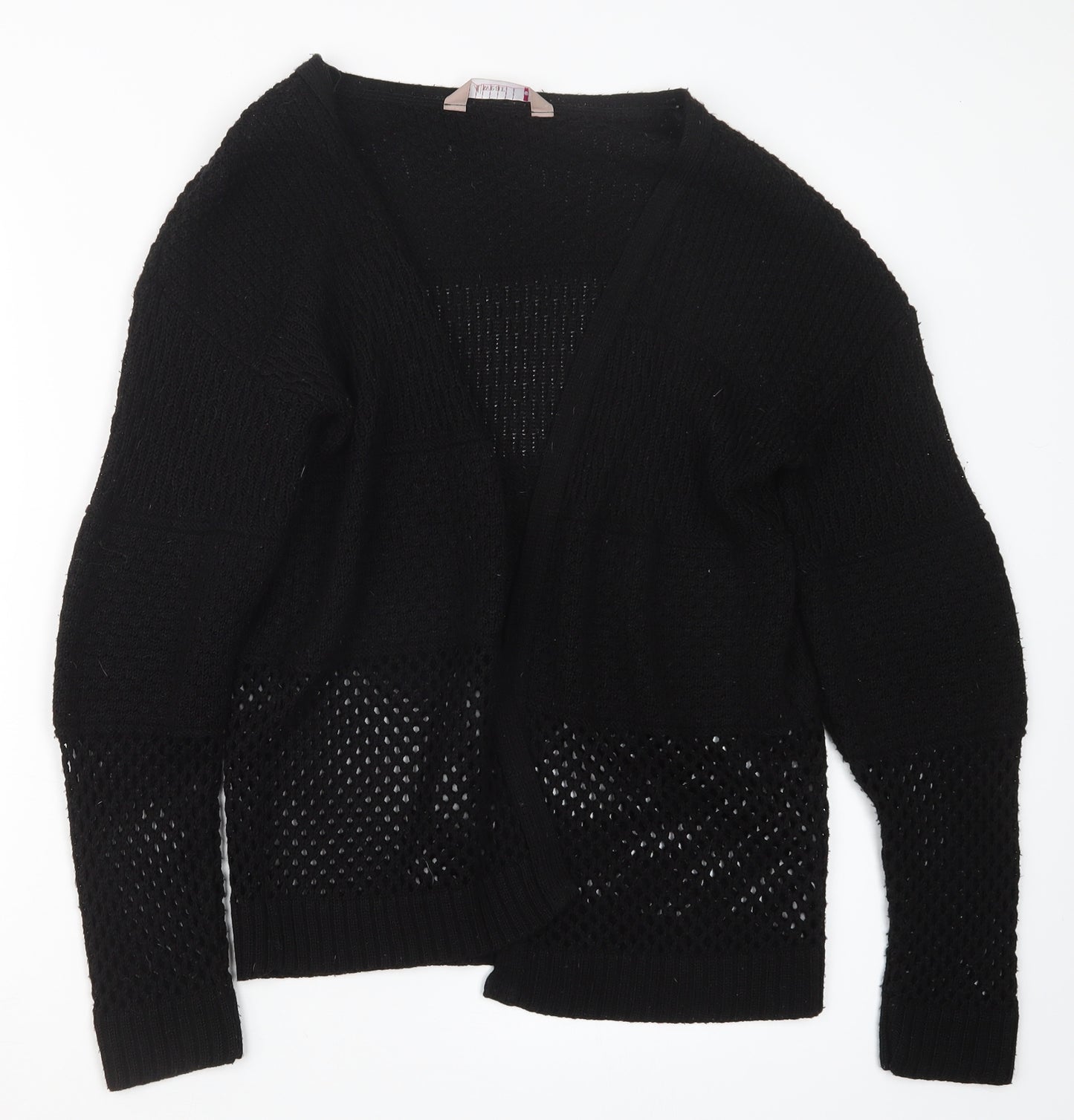 A Wear Womens Black  Knit Cardigan Jumper Size S
