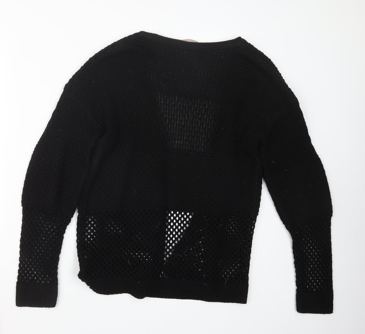A Wear Womens Black  Knit Cardigan Jumper Size S