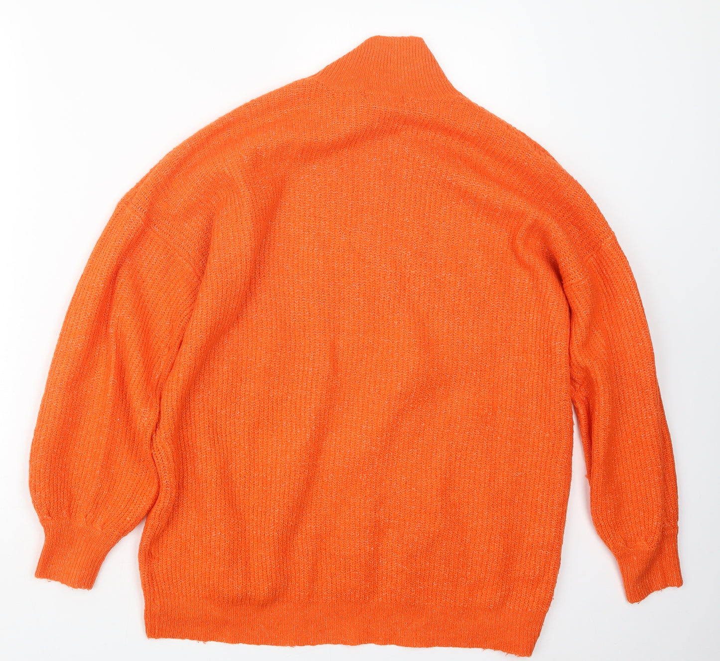 F&F Womens Orange  Knit Pullover Jumper Size 10