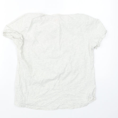 Marks and Spencer Womens Beige   Basic T-Shirt Size 10