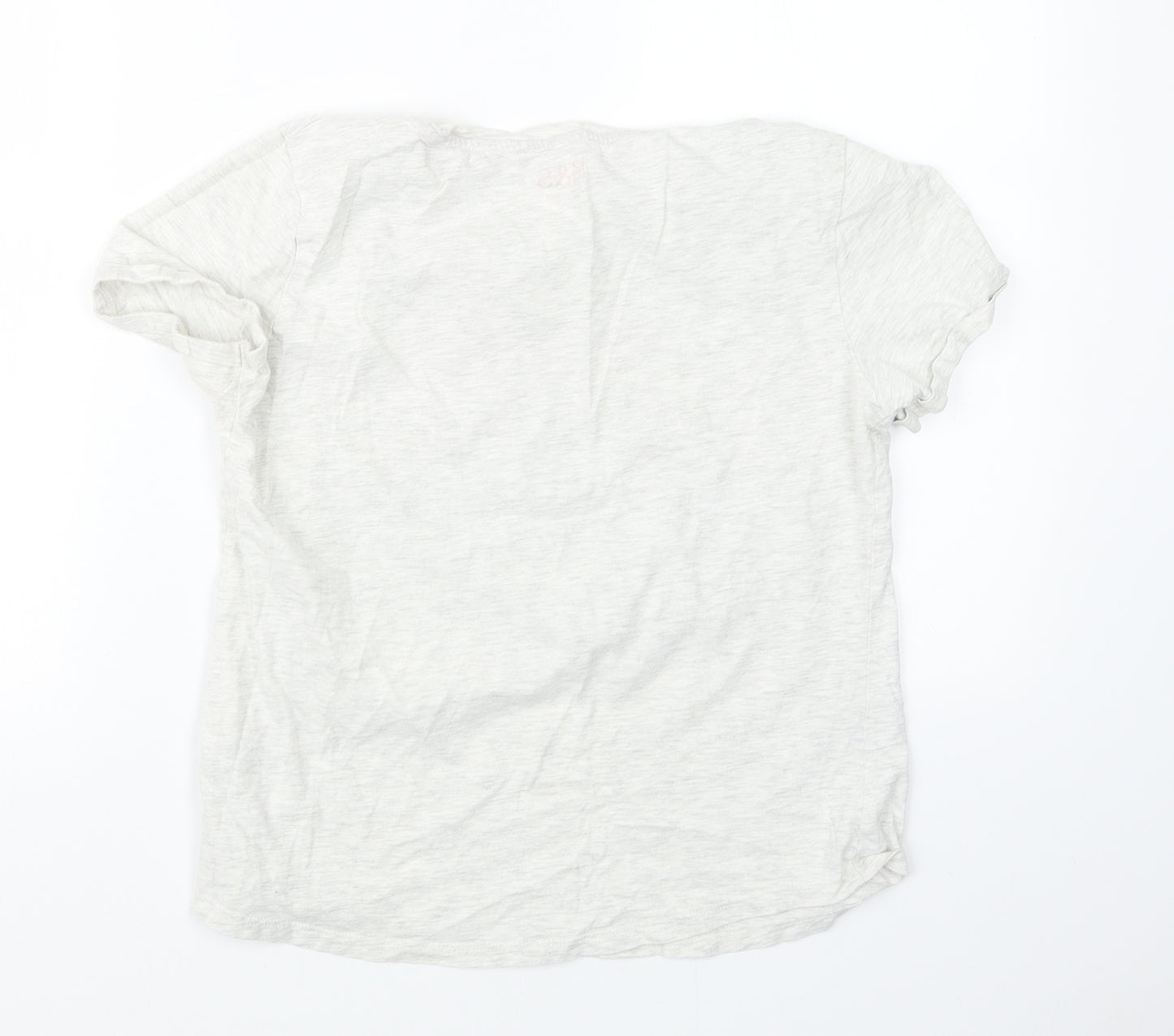 Marks and Spencer Womens Beige   Basic T-Shirt Size 10