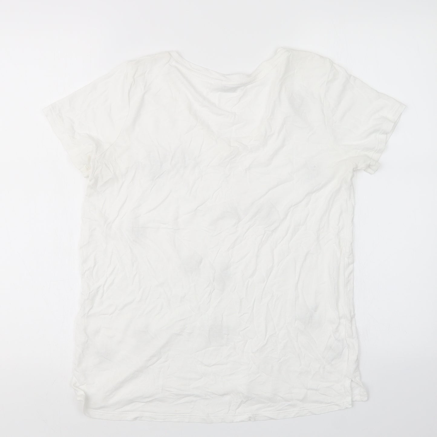 NEXT Womens White   Basic T-Shirt Size 10