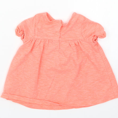 NEXT Girls Orange   Basic T-Shirt Size Newborn