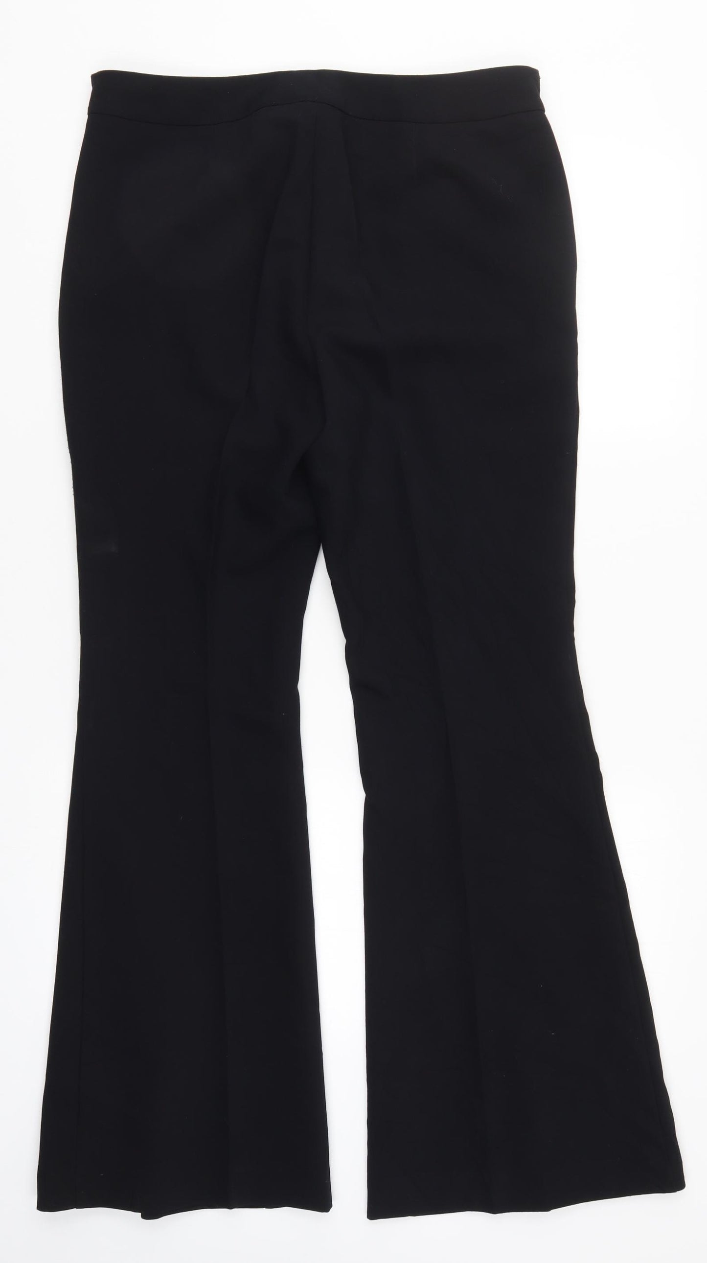 Preworn Womens Black   Trousers  Size 32 in L30 in