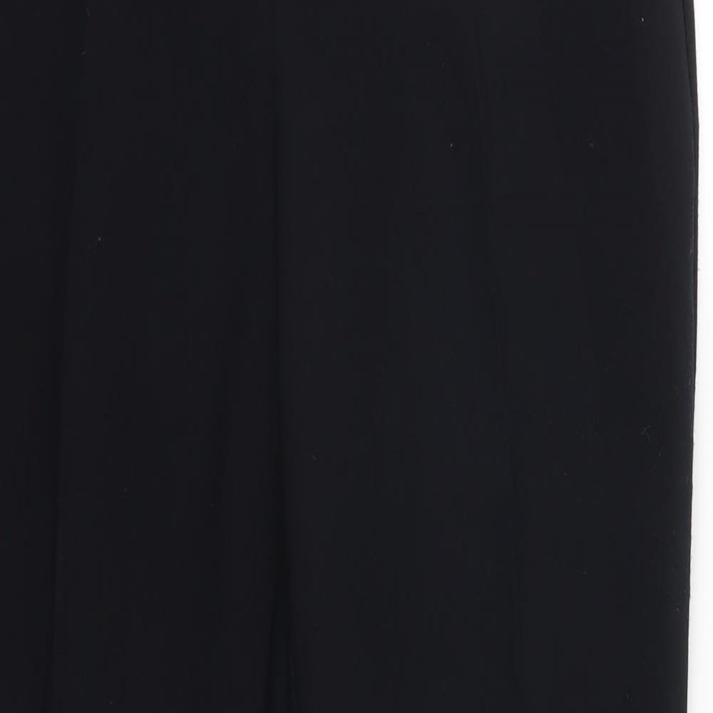 Preworn Womens Black   Trousers  Size 32 in L30 in
