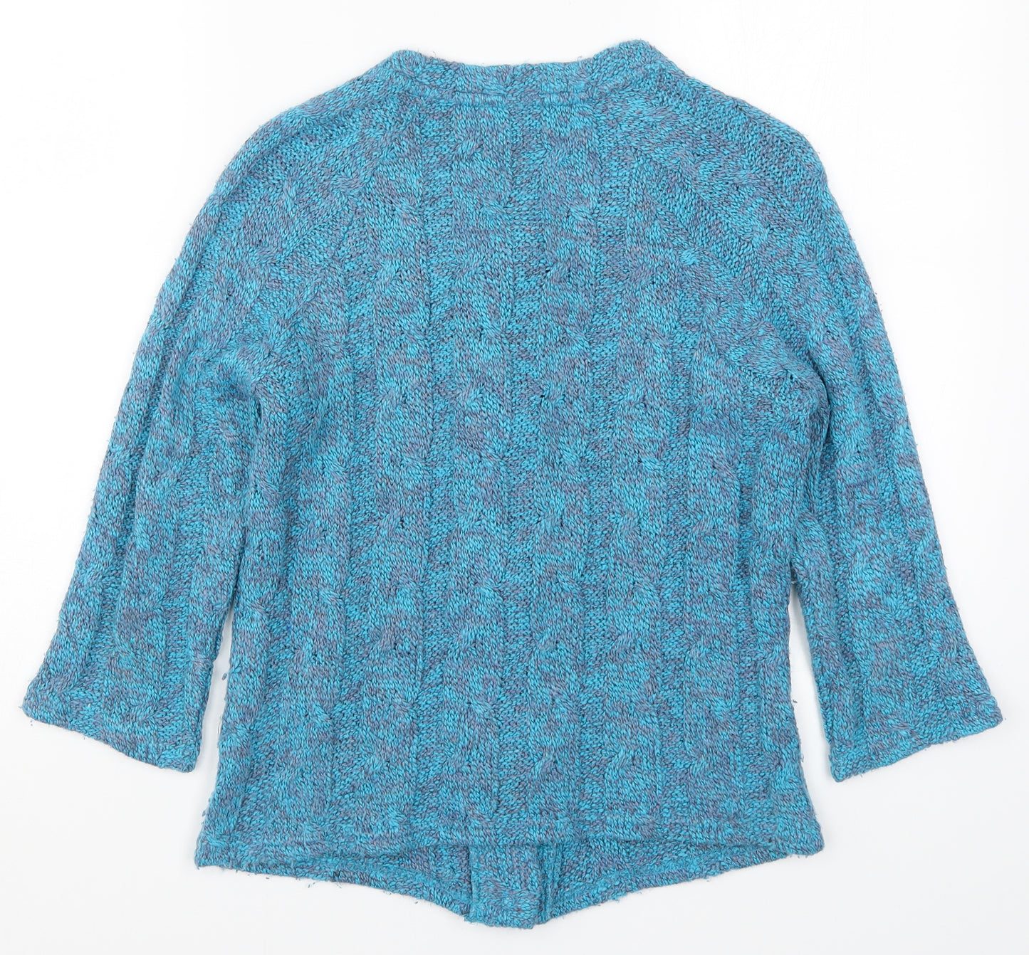 Per Una Womens Blue  Knit Cardigan Jumper Size S