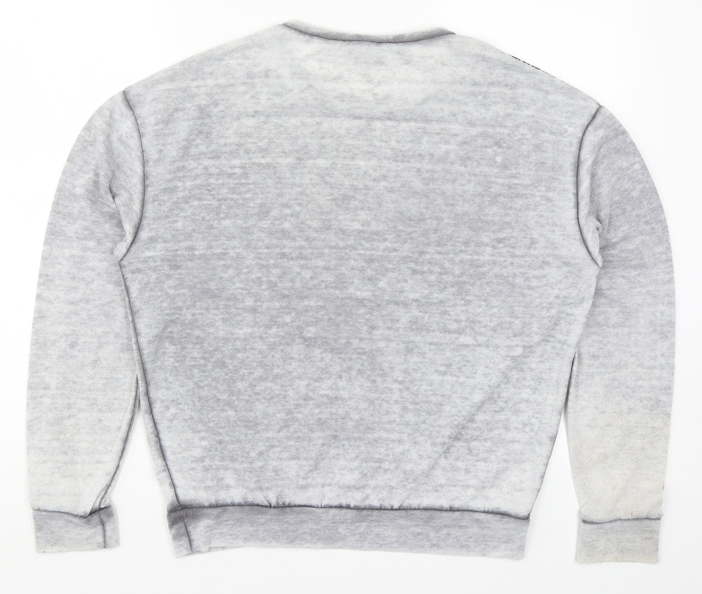 Topshop Womens Grey   Pullover Sweatshirt Size 6  - Wings