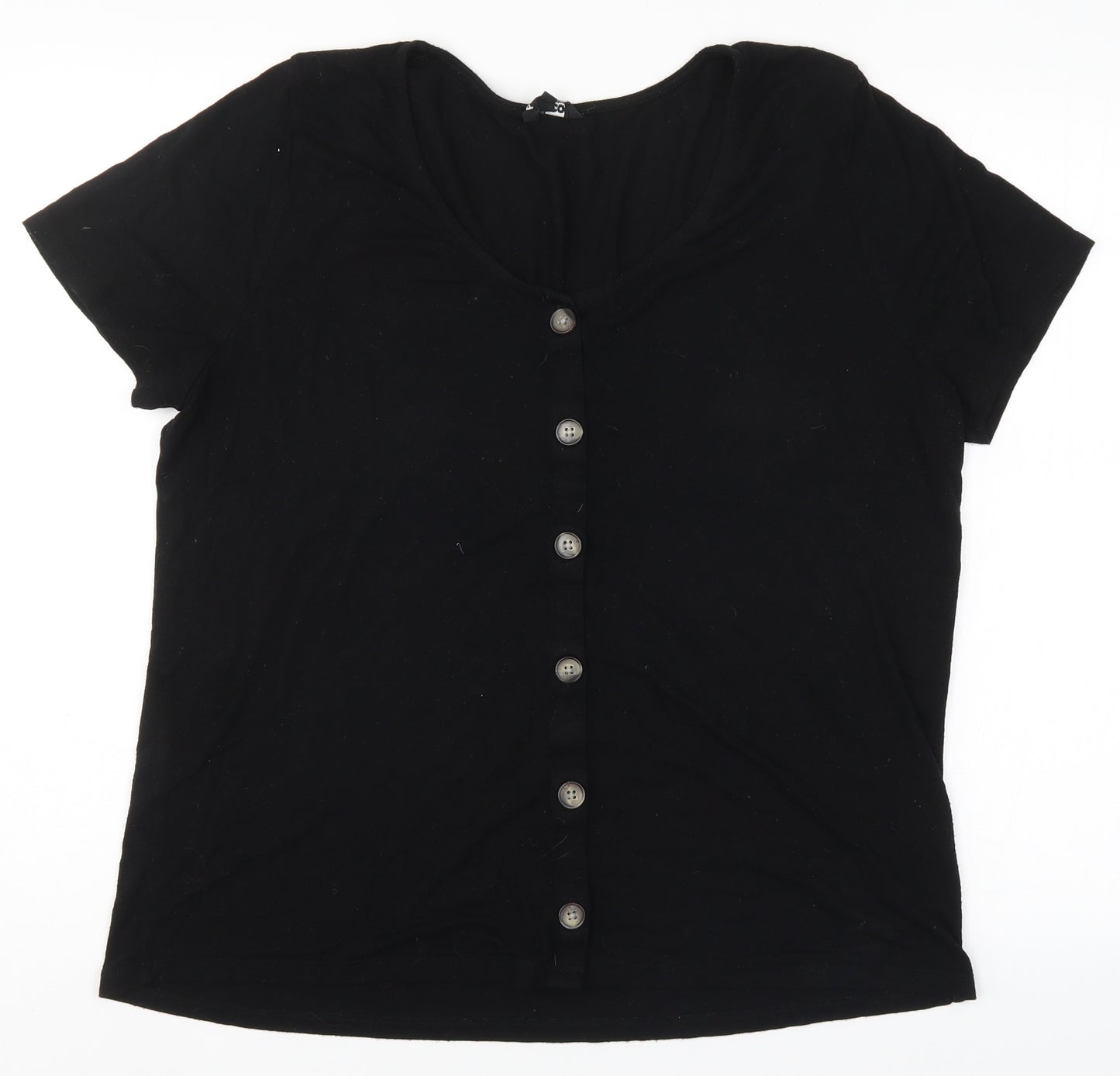 Pep & Co Womens Black   Cardigan Jumper Size 16