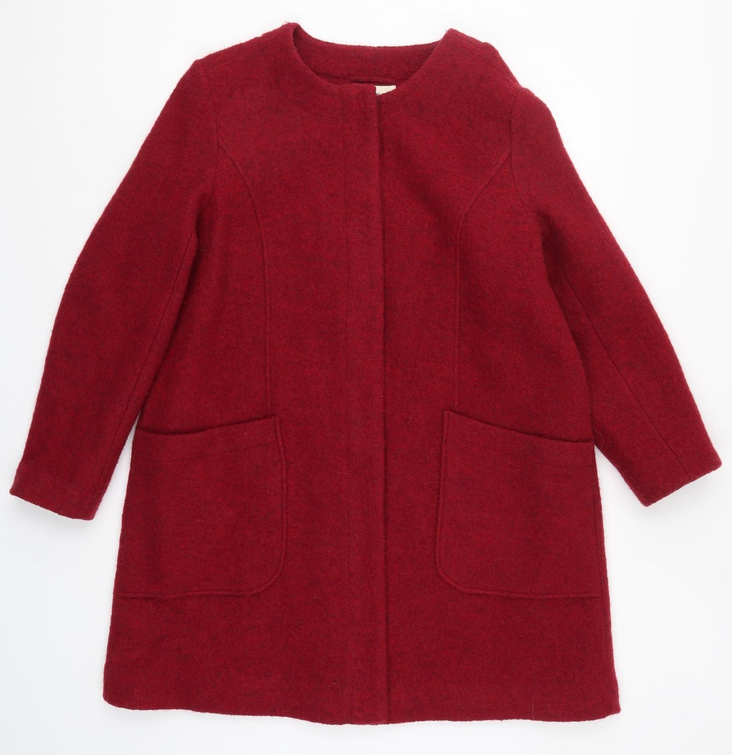 Seasalt Womens Red   Pea Coat Coat Size 18