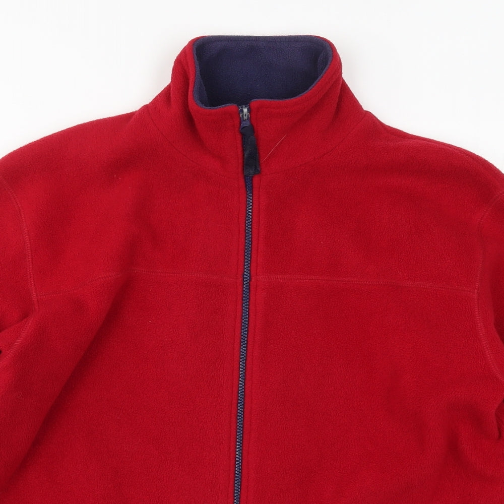 Bonmarché Womens Red  Fleece Jacket  Size M
