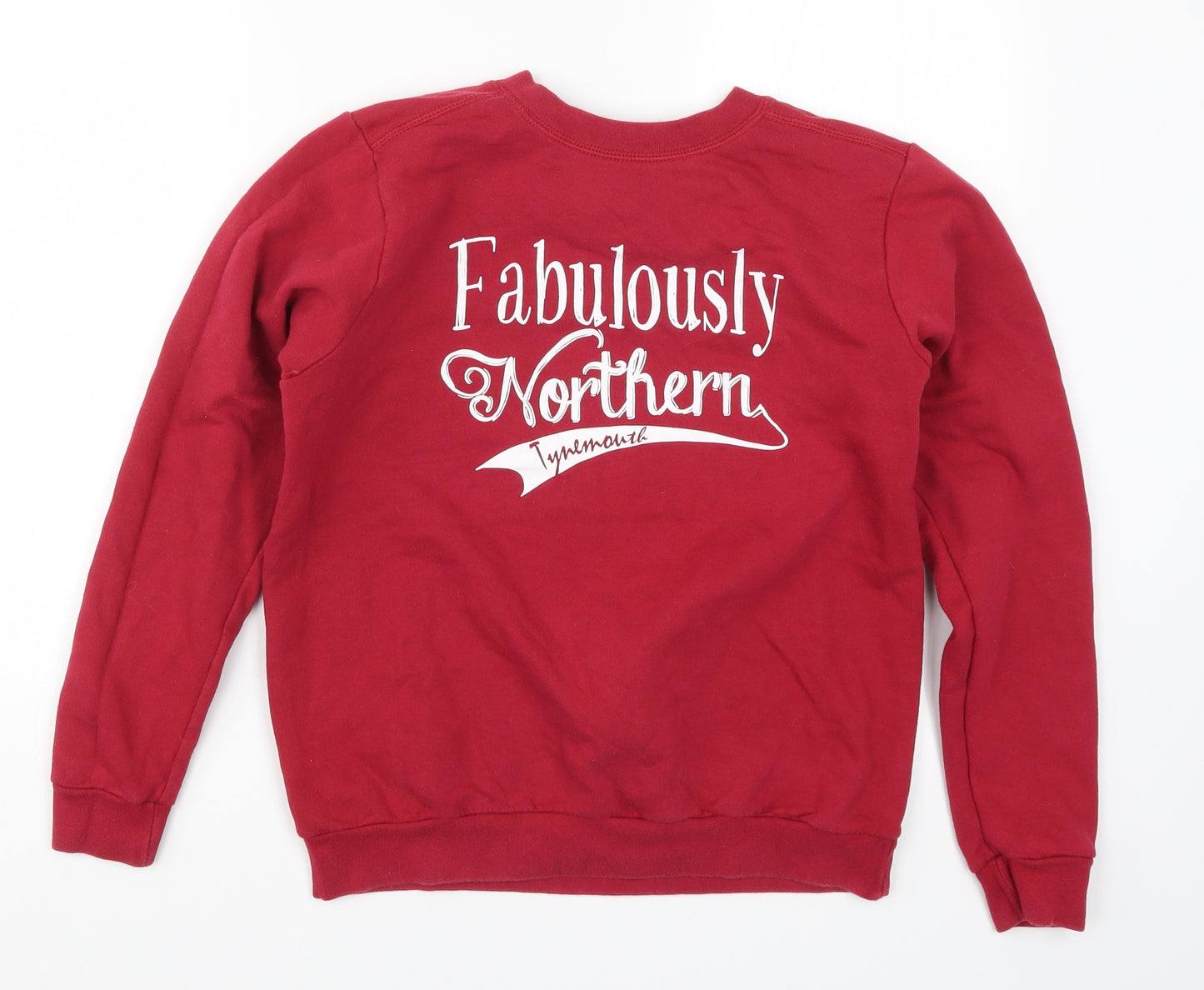 Anvil Womens Pink   Pullover Sweatshirt Size S  - Fabulously Northern Tynemouth