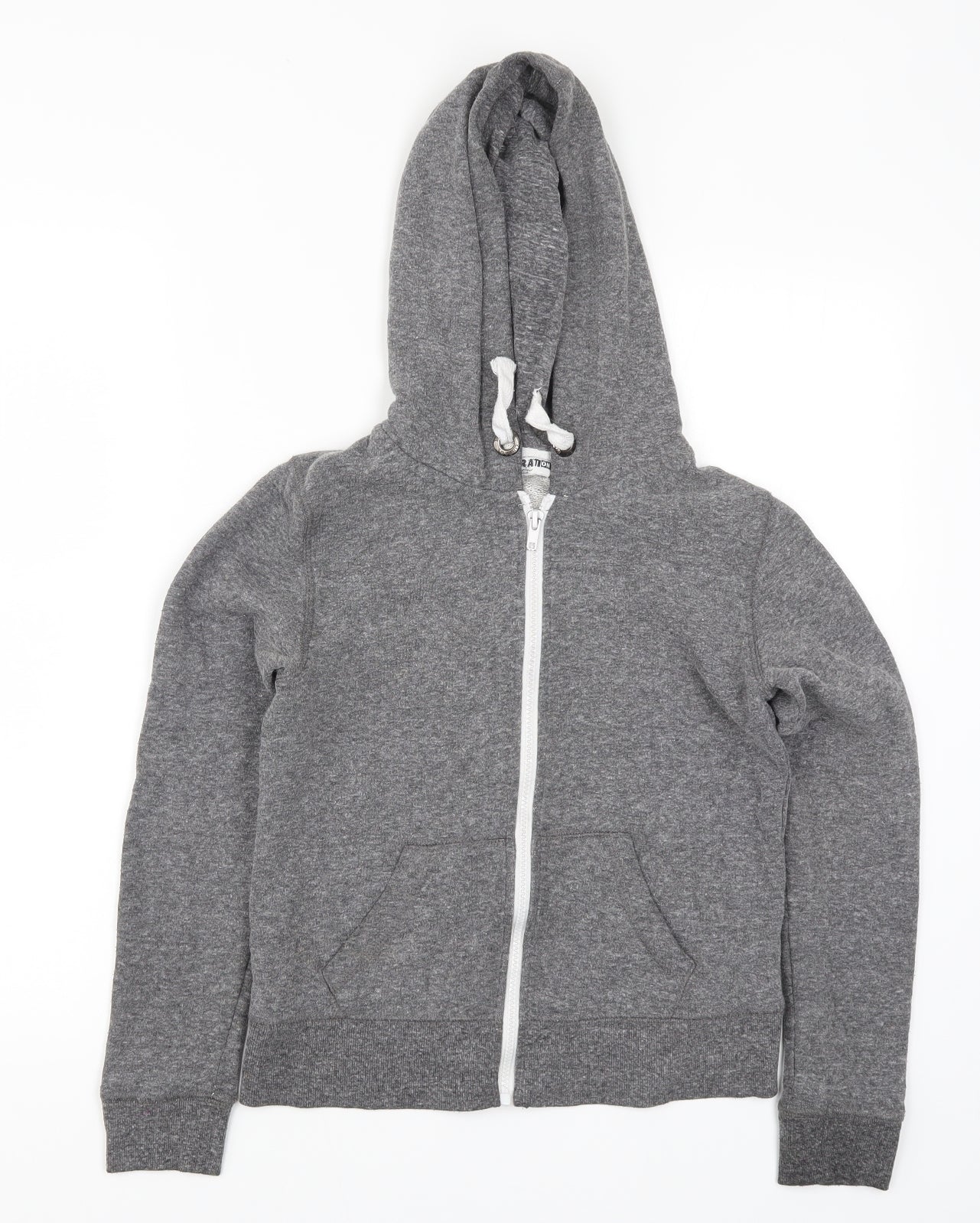 New Look Girls Grey   Full Zip Hoodie Size 10-11 Years