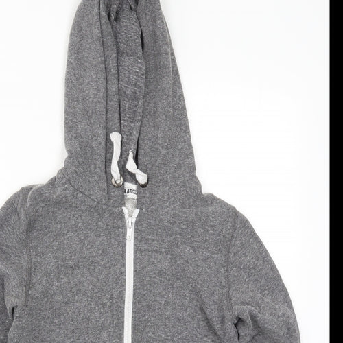 New Look Girls Grey   Full Zip Hoodie Size 10-11 Years