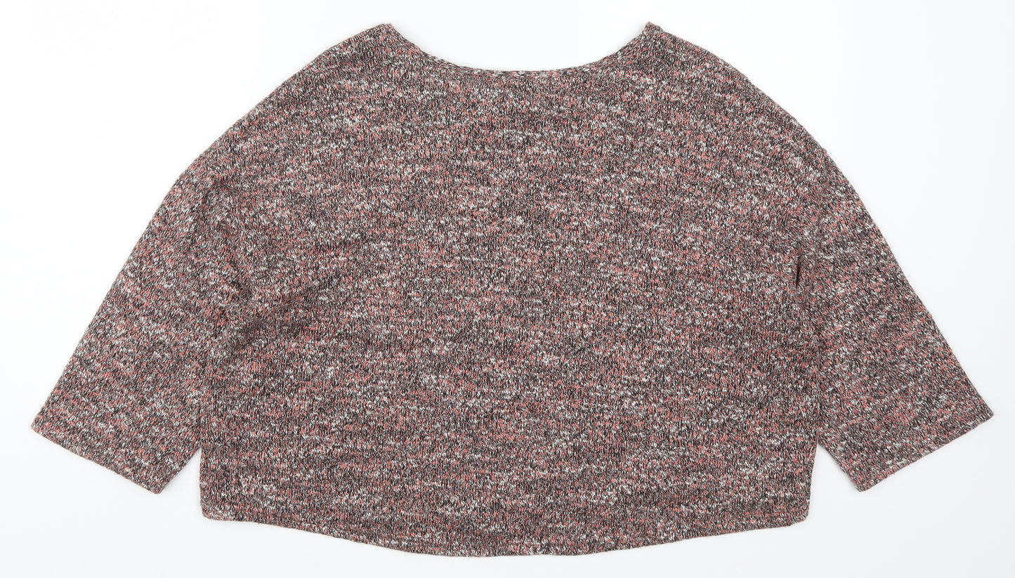 River Island Womens Pink  Knit Pullover Jumper Size 8