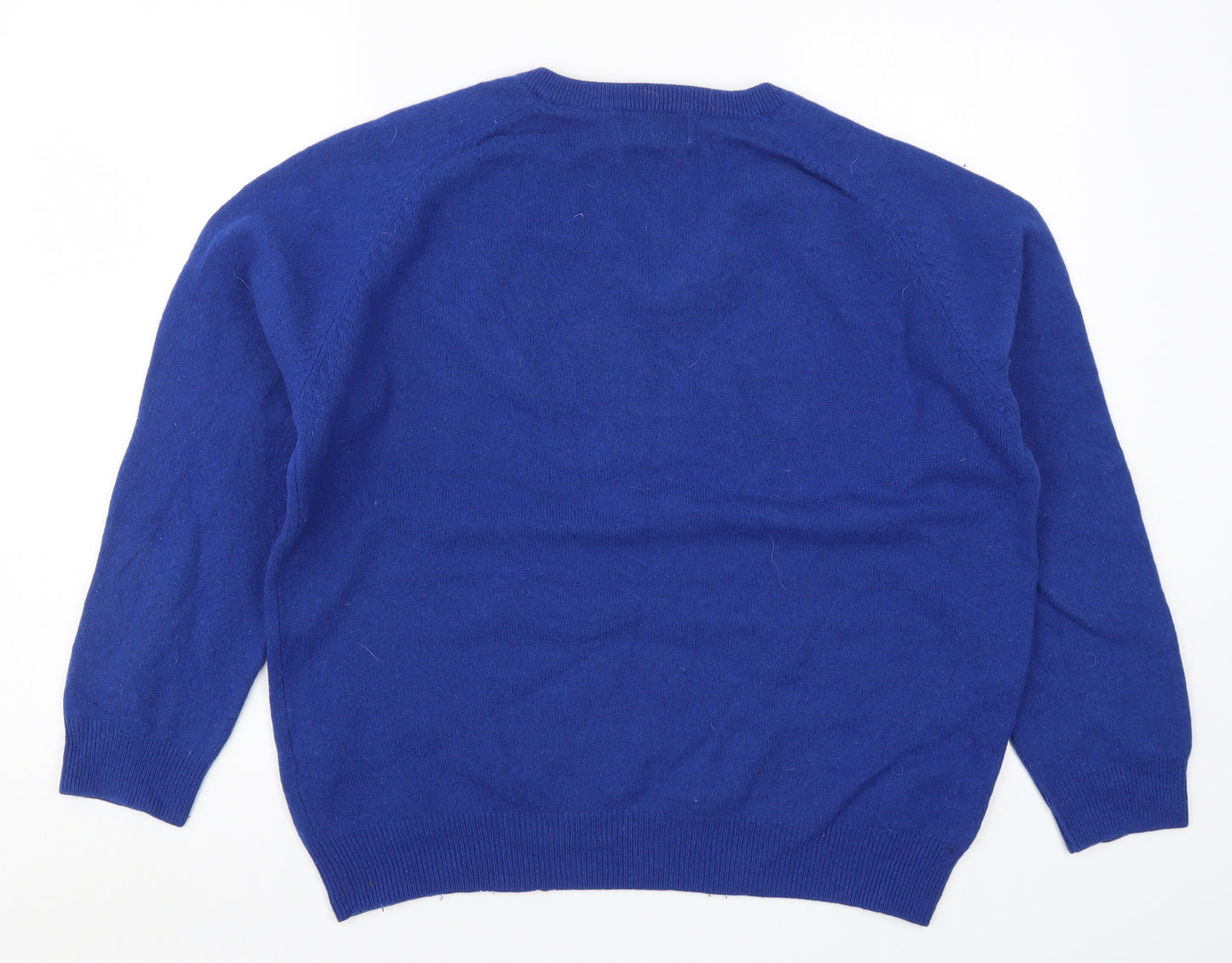 Blue Harbour Mens Blue  Knit Pullover Jumper Size L