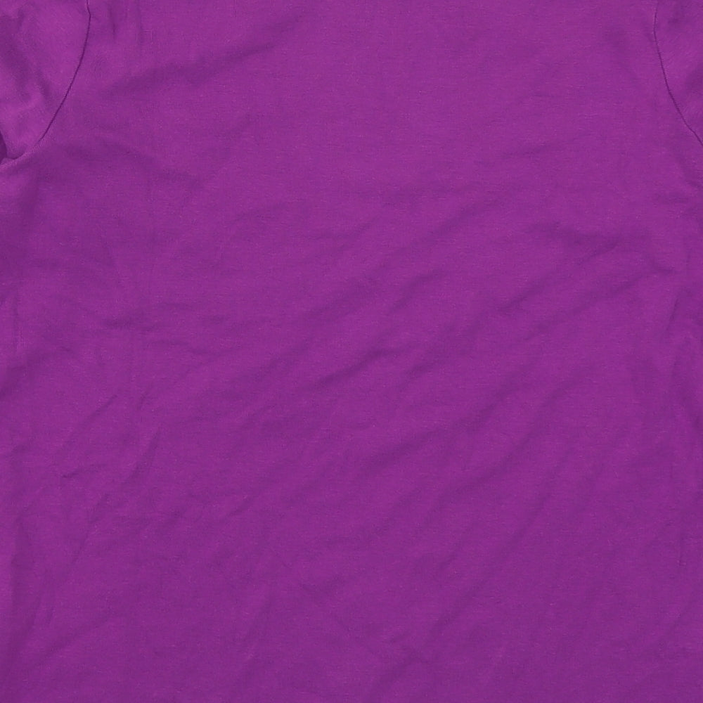 Marks and Spencer Womens Purple   Basic T-Shirt Size 18