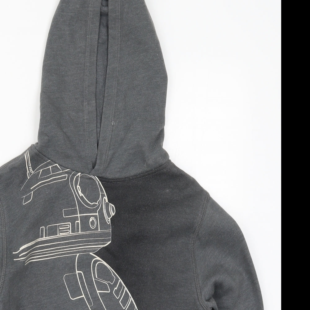 Gap Boys Grey   Pullover Hoodie Size 10 Years  - BB8 Star Wars