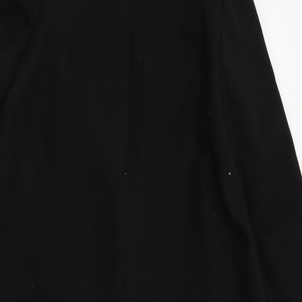 Atmosphere Womens Black   Overcoat Coat Size 14