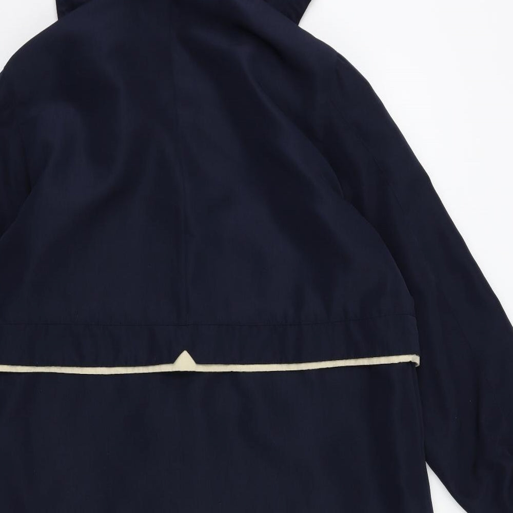 Preworn Womens Blue   Overcoat Coat Size 16