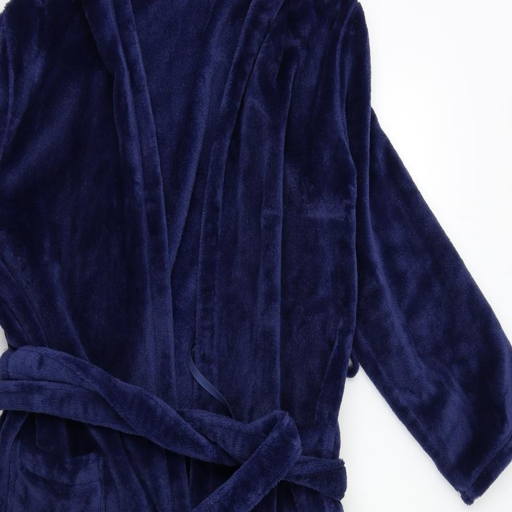 Marks and Spencer Boys Blue  Fleece  Gown Size 12-13 Years